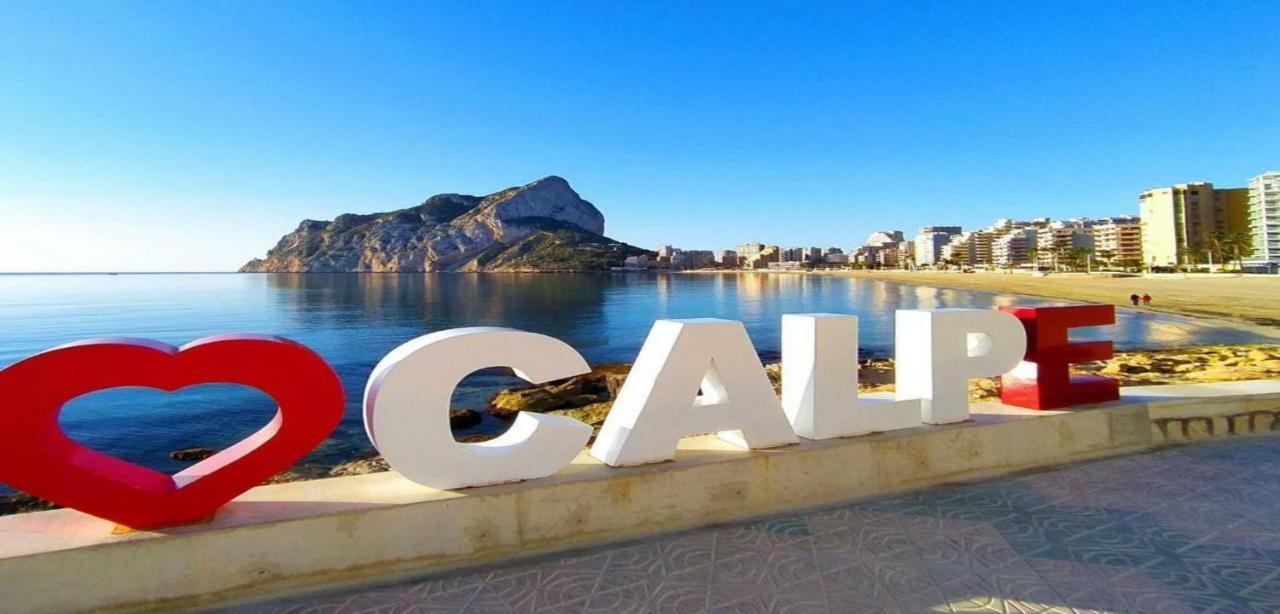 Moderno Apartamento Con Vistas Al Mar Calpe Exterior foto